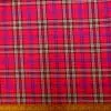 Suiting Fabric Tartan Paddington Cerise Pink