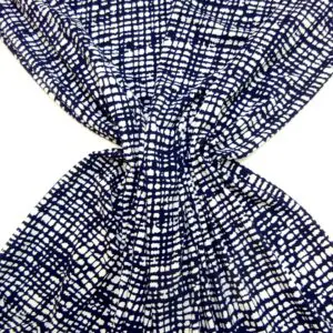 T-Shirting Fabric Seedie Lattice Navy