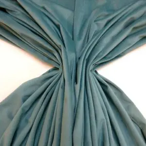Velvet Fabric Curtaining English Cotswold Light Drape Velvet Duck Egg