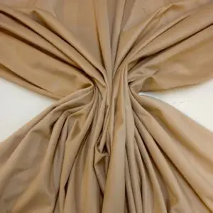 Velvet Fabric Curtaining English Cotswold Light Drape Velvet Champagne