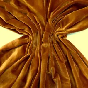Velvet Fabric Furnishing Weight Copper