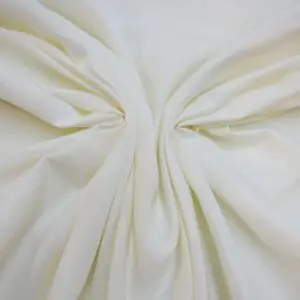 Canvas Fabric Polyester Plain White