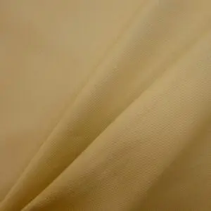 Canvas Fabric Plain Dark Vanilla