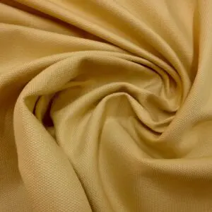 Canvas Fabric Plain Dark Vanilla