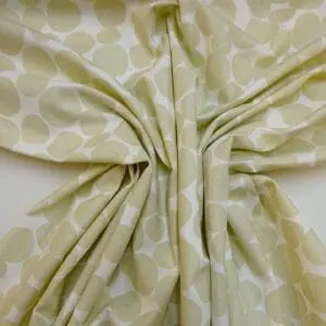 Cotton Canvas Fabric Brighton Bubbles Ivory/Beige