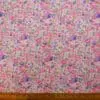Crepe De Chine Fabric Pick And Mix Flowers Pink Lilac