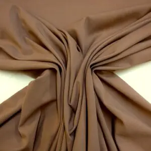 Crepe Fabric Soft Flow Bamboo Finish Beige Caramel