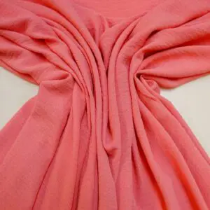 Crepe Fabric Soft Flow Zara Crepe Shrimp Pink