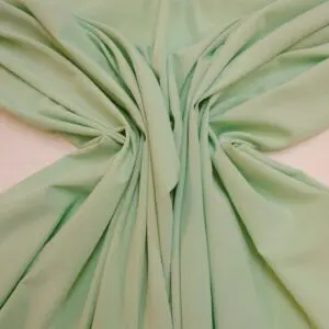Crepe Fabric Soft Flow Sea Wave Crinkle Minty