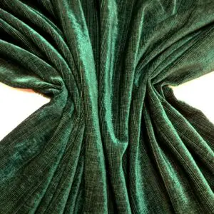 Curtain Upholstery Fabric Chenille Racing Green
