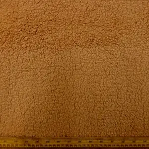Fleece Fabric Teddy Soft Fur Cider Rust