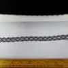 Flat Lace Trimming Viva Eyelet 12mm Wide Black