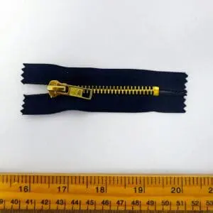 Jeans Zips Metal 3 Inch Navy