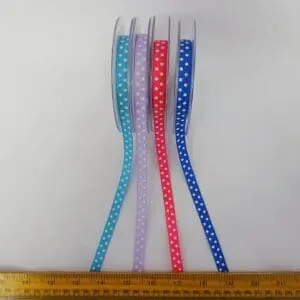 Spotty Ribbon 10mm Wide