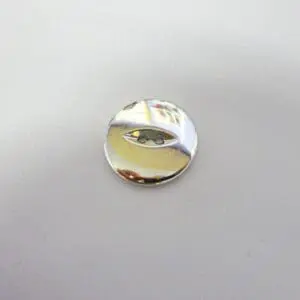 Fish Eye Button 30mm Silver Code Jam