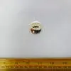 Fish Eye Button 30mm Silver Code Jam