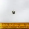 Buttons 15mm 2 Hole Code Jam Silver Leaf