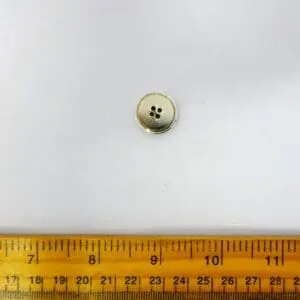 Buttons 20mm 4 Hole Silver Screw Code Jam