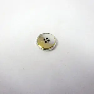 Buttons 20mm 4 Hole Silver Screw Code Jam