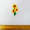 Sew On Motif Patch Sunflowers Yellow