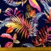 T-Shirting Jersey Fabric Embossed Effect Santorini Blush Navy