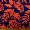 T-Shirting Jersey Fabric Paros Palms Orange