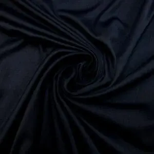 Jersey Fabric Silky 28 Gauge Plain Dark Navy