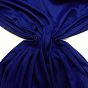 Jersey Fabric Polyester Plain Adriatic Blue