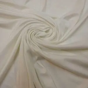 Jersey Fabric Silky 28 Gauge Plain Ivory