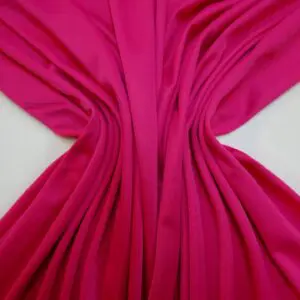 Jersey Fabric Silky Plain Cerise