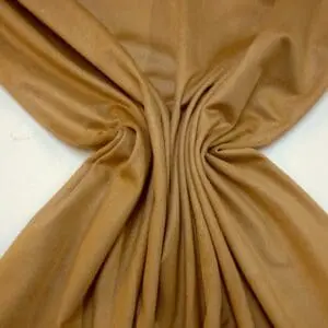 Suedette Fabric Stretch Faux Suede Sweet Honey