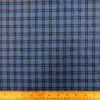 Suiting Fabric Tartan Dundee Blue