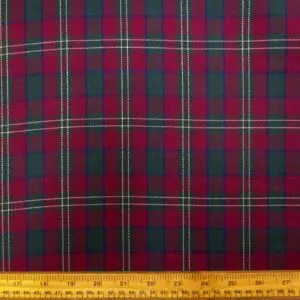 Tartan Suiting Fabric Macpherson Wine Bottle