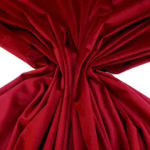 Velvet Fabric Curtaining Devonshire Lightweight Drape Velvet Wine