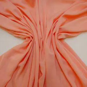 Viscose Fabric Plain Colours Peach