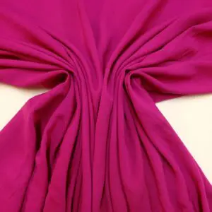 Viscose Fabric Plain Colours Cerise