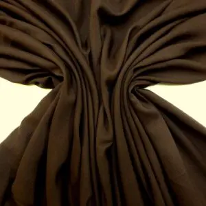 Viscose Fabric Plain Colours Brown