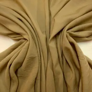 Viscose Fabric Plain Colours Honey