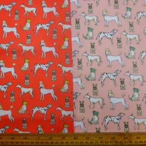 Polyester Cotton Fabric Dog Fest