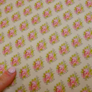 Cotton Fabric Dashwood Craft Cotton Vintage Primrose Cream