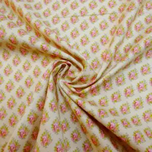 Cotton Fabric Dashwood Craft Cotton Vintage Primrose Cream