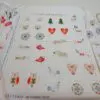 Cotton Fabric Dashwood Craft Cotton Christmas Ornaments Panel Ivory