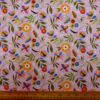 Cotton Fabric Dashwood Craft Cotton Floral Spiro Pink