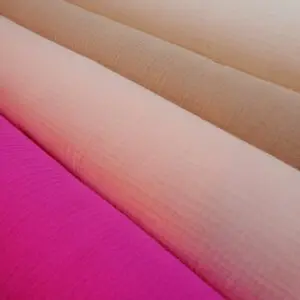 Cotton Fabric Double Gauze Plain Colours