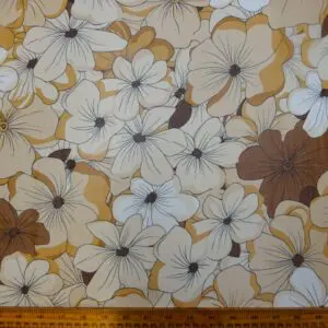 Chiffon Fabric Spanish Lilly Beige Copper