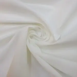 Crepe De Chine Fabric Plain White
