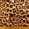 Crepe Textured Fabric With Spandex Drapey Leopards