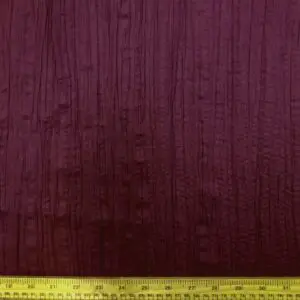 Polycotton Fabric Crinkly Wrinkly Plum