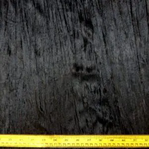 Crushed Velvet Fabric Crinkle Black