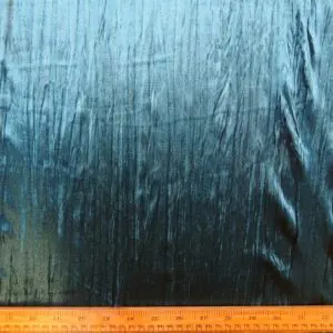 Crushed Velvet Fabric Crinkle Teal